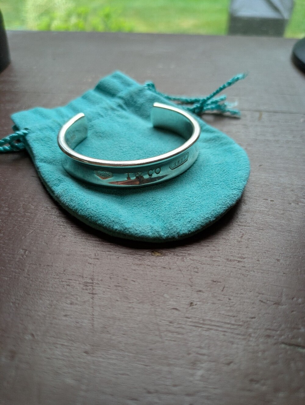Vintage Tiffany & Co. 1837 Concave Cuff Bracelet
